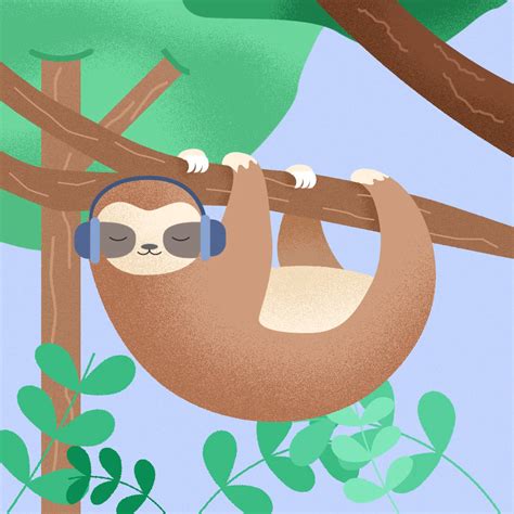 Chill Sloth By Nadia Osorio On Dribbble