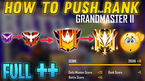 How To Daimond To Heroic To Master To Grandmaster Rank Push Free Fire How To Push Heroic To