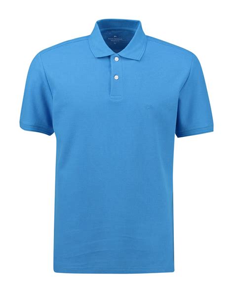 Riachuelo Camisa Polo Masculina Básica Manga Curta Malha Piquet Azul