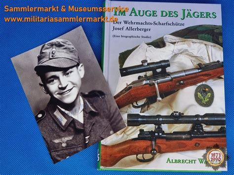 Josef Sepp Allerberger Autograph Buch Im Auge Des Jägers