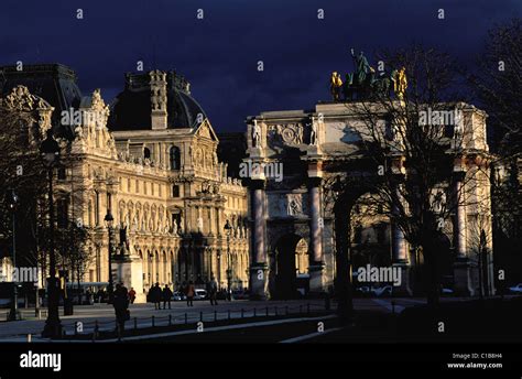 France Paris Carousel Of The Louvre From The The Tuileries Gardens