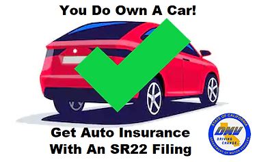 SR22 California DMV | LOW DOWN PAYMENT | Sr22savings