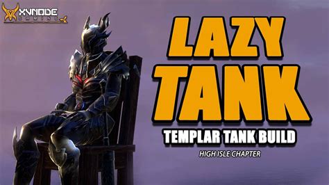 ESO The LAZY TANK Templar Tank PVE Build ONE BUTTON TO RULE THEM