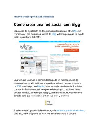 C Mo Crear Una Red Social Con Elgg Pdf Descarga Gratuita