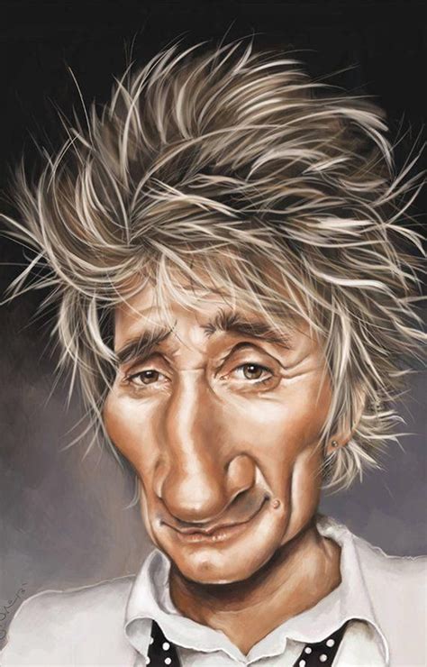 Rod Stewart Illustration Music Poster Music Artwork Celebrity