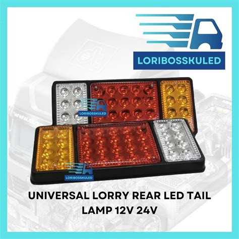 Bossku Universal Lorry Rear Led Tail Lamp V V Isuzu Npr Nhr Hicom