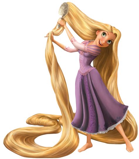 Rapunzel Long Hair Disney Princess From Tangled Png Cutout Png All