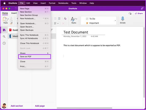 Cómo Exportar Onenote A Pdf Para Web Windows Y Mac Detecnologias