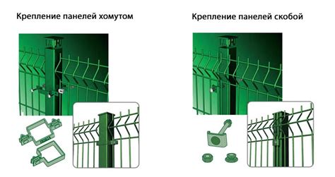 Крепеж для панельных ограждений в Москве.