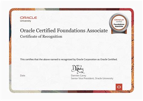 Oracle Cloud Data Management 2023 Certified Foundations Associate By