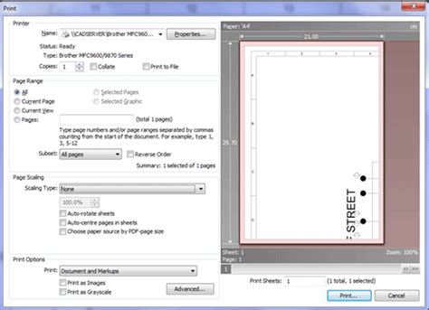 Fit Drawing In One Page Using PDF XChange CAD International