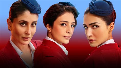 Kareena Kapoor Tabu And Kriti Sanon Are All Set For Their Flight Check Out First Posters Of