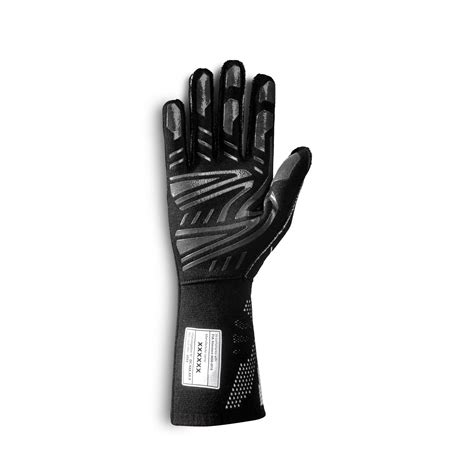 Sparco Italy Lap My Rally Gloves Black Fia Black Racewear