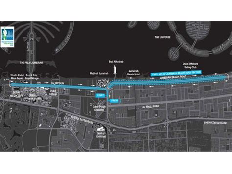 Route map for Standard Chartered Dubai Marathon 2020 | Uae-sport – Gulf ...