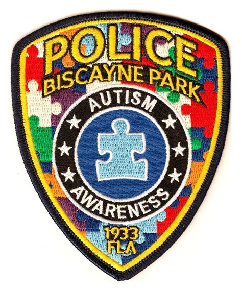 Biscayne Park Florida Police Autism Awareness Patch Issued Flickr