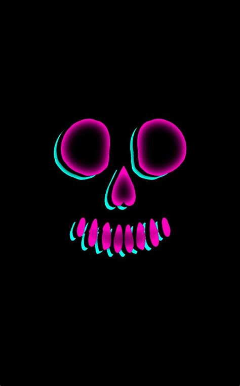 Neon skull wallpaper | Skull wallpaper, Wallpaper, Neon