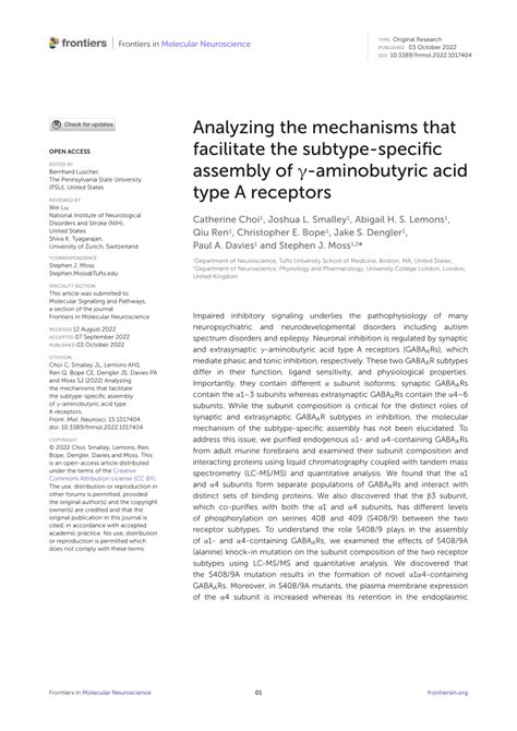 (PDF) Analyzing the mechanisms that facilitate the subtype-specific ...