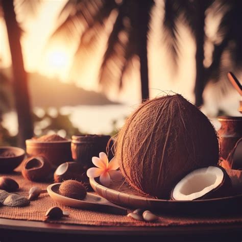 Premium Photo | Photographs of delicious fresh coconut