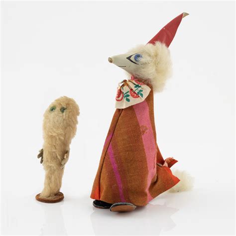 Lot Art A Filifjonkan And A Hattifnatt Moomin Figure By Atelier