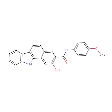 11H Benzo A Carbazole 3 Carboxamide 2 Hydroxy N 4 Methoxyphenyl