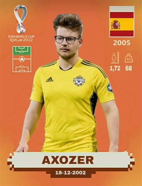 Tarjetas del mundial Axozer Humor de fútbol Cartas de fútbol