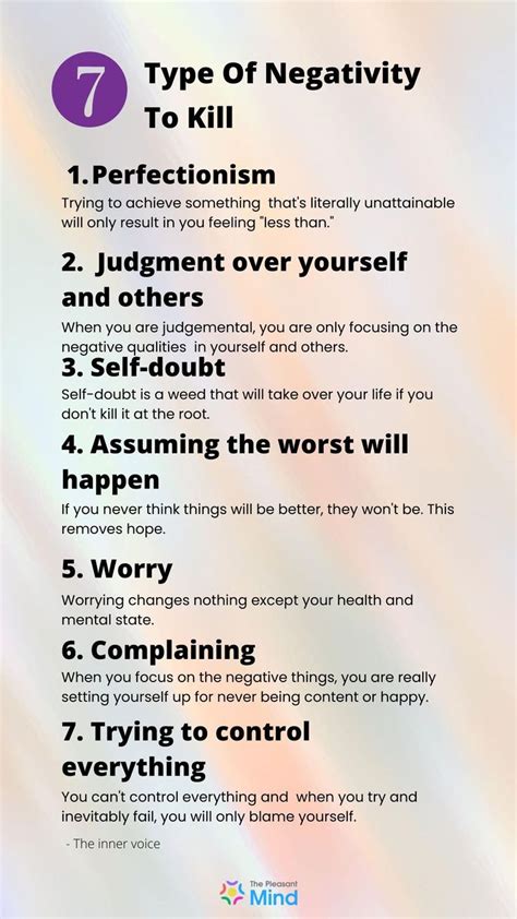 7 Types Of Negativity To Kill Think Positive Quotes Peace Quotes