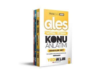 Yediiklim Yayınları 2023 Master Serisi Ales Konu Anlatımlı Modüler Set