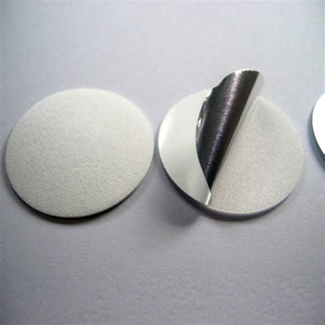 Silver Aluminium Foil With Cardboard Plain Induction Sealing Wads For