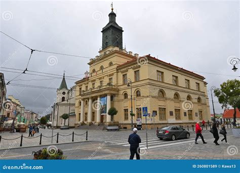 Lublin City Hall In The Center Of City Editorial Stock Image Image Of