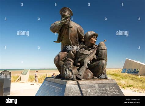 A Memorial At The Utah Beach D Day Museum Normandy France Stock Photo