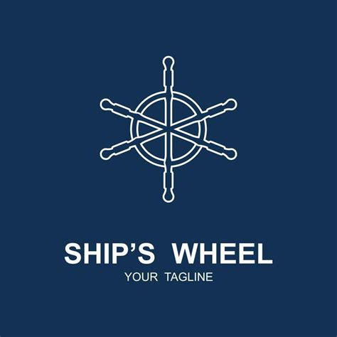 Ship wheel logo vector illustration design 27131565 Vector Art at Vecteezy