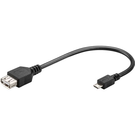 Goobay Usb Hi Speed Otg Adapter Usb Buchse Typ A Auf Micro Usb