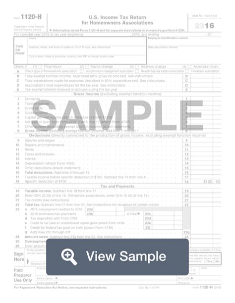 Form 1120-H: Fill Out Online | Instructions & PDF Example | FormSwift