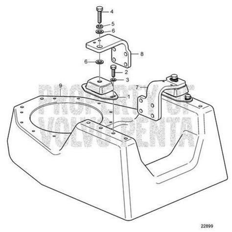 Volvo Penta Engine BracketV2 21107569 Zoro