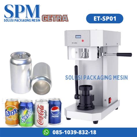 Jual Mesin Segel Tutup Kaleng Alumunium Can Sealing Machine ET SP01