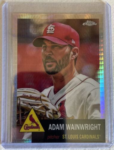 Adam Wainwright Prism Ungraded 2022 Topps Chrome Platinum Anniversary