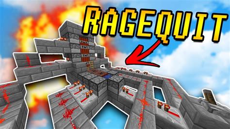 Tnt Cannon Makes Him Ragequit Minecraft Tnt Wars W Prestonplayz