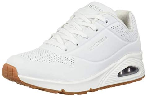 Skechers Women's UNO Stand On Air Lace Up Durabuck Fashion Sneaker ...