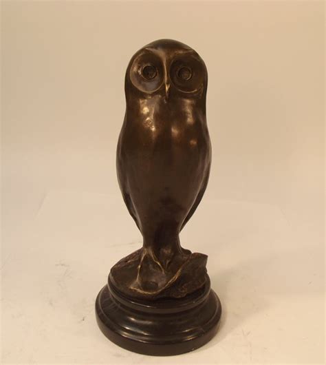 Bronzen Beeld Van Een Uil Eind 20e Eeuw Catawiki