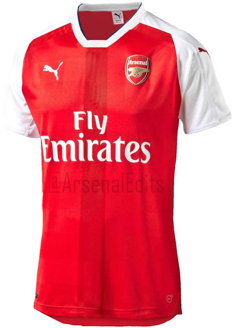 Arsenal 16-17 Home Kit Leaked - Footy Headlines