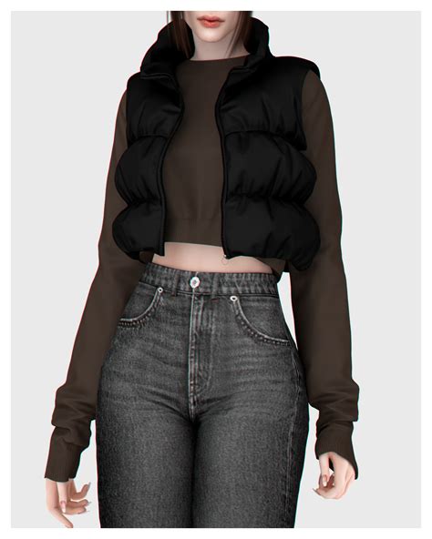 Download Puffer Vest The Sims 4 Mods Curseforge