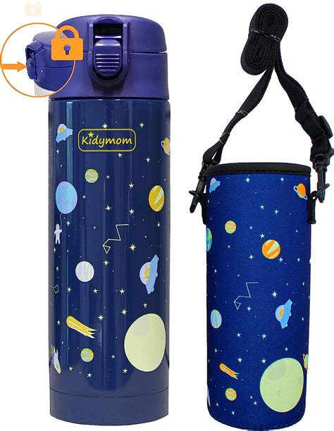 Kidymom Borraccia Termica Acqua In Acciaio Inox Per Bambini Borracce