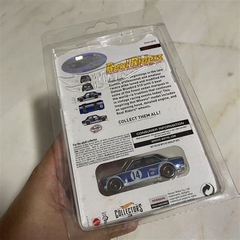 Hot Wheels Rlc Redline Club Datsun Bluebird Real Riders Xx Hobbies Toys Toys