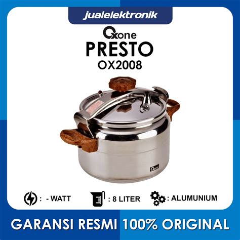 Jual Oxone Ox Presto Alumunium Liter Pressure Cooker Pelunak