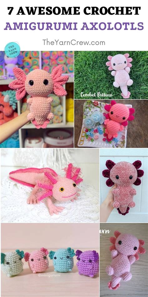 7 Awesome Crochet Amigurumi Axolotl Patterns The Yarn Crew