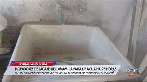 Sobe Para O N Mero De Bairros Sem Gua Ap S Rompimento De Adutora Em