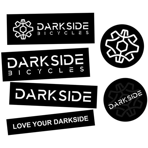Dark Side Sticker Set Darkside Bicycles