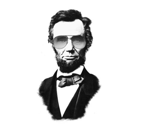 Items Similar To Abraham Lincoln Wearing Some Aviators On Etsy