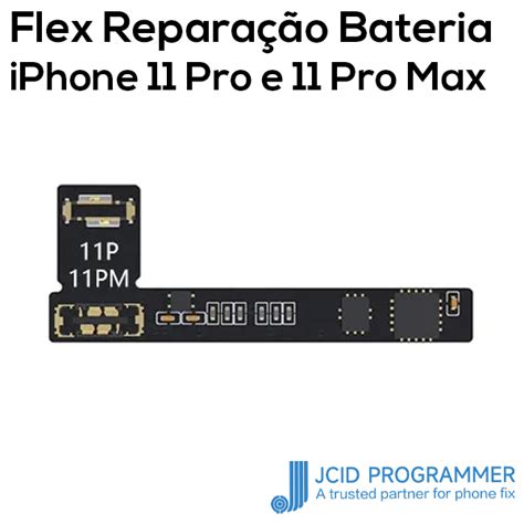 Flex Tag Reparação da Bateria iPhone 11 Pro e 11 Pro Max para JCID