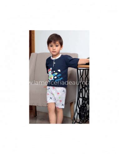 Pijama Corto Verano Infantil De Muslher